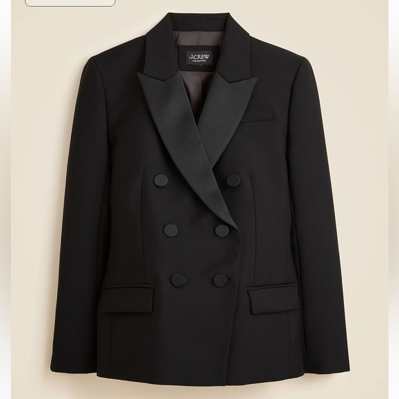 J. Crew Jackets & Blazers - JCrew Collection Double-breasted blazer in Italian tuxedo wool, NWT